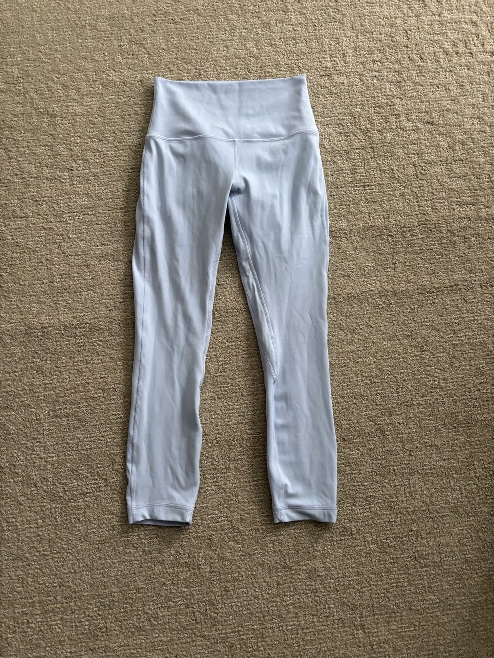 lululemon athletica Light Gray High-Rise Leggings